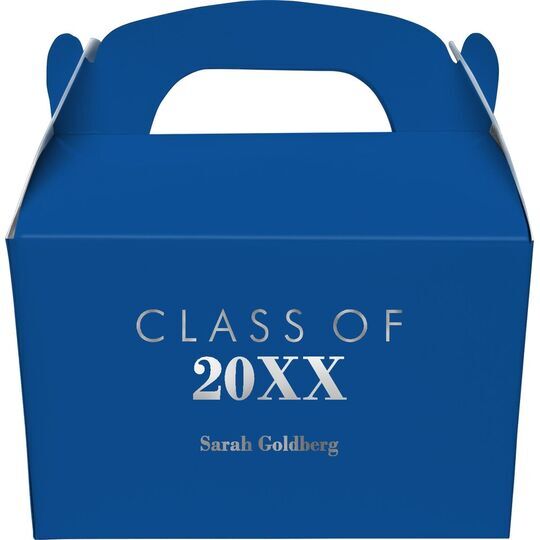 Class Of Printed Gable Favor Boxes